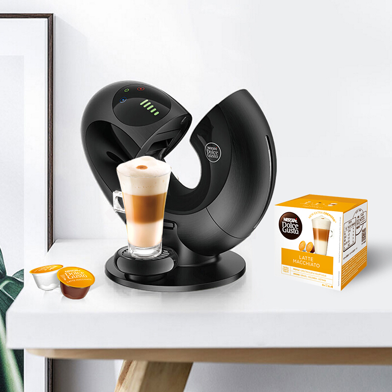 英国进口 雀巢多趣酷思(Dolce Gusto) 花式咖啡胶囊 研磨咖啡粉 16颗装 拿铁玛奇朵